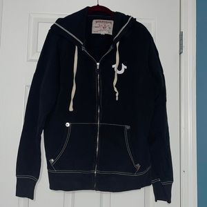 True Religion Zip- Up hoodie. Size XL